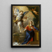 L'Annonciation - Luca Giordano — inramlat konstverk på väggen