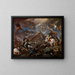 La découverte du corps d'Holoferne - Luca Giordano — inramlat konstverk på väggen