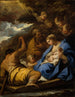 La Fuite en Égypte - Luca Giordano — vy av konstverket