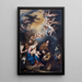La Sainte Famille vénérée par Saint Antoine de Padoue - Luca Giordano — inramlat konstverk på väggen