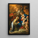 La Sainte Famille avec les saints Anne et Joachim - Luca Giordano — inramlat konstverk på väggen