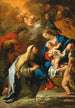 La Sainte Famille avec les saints Anne et Joachim - Luca Giordano — vy av konstverket