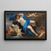 L'Enlèvement d'Europe - Luca Giordano — inramlat konstverk på väggen