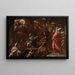 La vision de Sainte Marie d'Égypte - Luca Giordano — inramlat konstverk på väggen