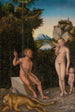En fauna och dess familj med en lejon dödad - Lucas Cranach den äldre — vy av konstverket