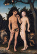 Adam och Eva i paradiset Fallet - Lucas Cranach den äldre — vy av konstverket