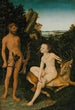 Apollon och Diana - Lucas Cranach den äldre — vy av konstverket
