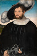 Porträtt av Herr A von Rechenberg - Lucas Cranach den Äldre — vy av konstverket