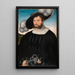 Porträtt av Herr A von Rechenberg - Lucas Cranach den Äldre — inramlat konstverk på väggen