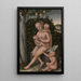 Charité - Lucas Cranach den äldre — inramlat konstverk på väggen