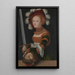 Judith med Holofernes huvud - Lucas Cranach den äldre — inramlat konstverk på väggen