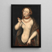 Lucrèce - Lucas Cranach den äldre — inramlat konstverk på väggen