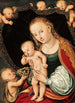 Jungfru Maria med det unge Sankt Johannes Döparen - Lucas Cranach den äldre — vy av konstverket