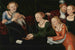 den gamle mannen som lockas av kurtisaner - Lucas Cranach den äldre — vy av konstverket