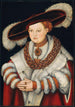 Portrait of Madeleine de Saxe, maka till kurfurst Joachim II av Brandenburg - Lucas Cranach den äldre — vy av konstverket