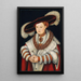 Portrait of Madeleine de Saxe, maka till kurfurst Joachim II av Brandenburg - Lucas Cranach den äldre — inramlat konstverk på väggen