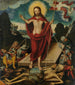 La résurrection du Christ et le triomphe sur la mort et le diable - Lucas Cranach l'Ancien — vy av konstverket