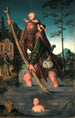Saint Christophe - Lucas Cranach den äldre — vy av konstverket