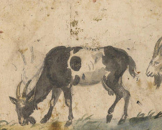 Studie av getter - Lucas Cranach den äldre — vy av konstverket