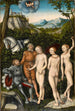 Le Jugement de Pâris - Lucas Cranach l'Ancien — vy av konstverket