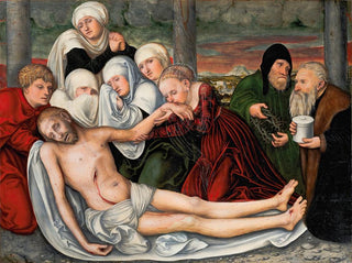 La Lamentation - Lucas Cranach den Äldre — vy av konstverket