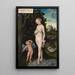 Venus med Cupido som flyger med honung - Lucas Cranach den äldre — inramlat konstverk på väggen