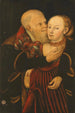 Amants mal assortis - Lucas Cranach le Jeune — vy av konstverket