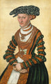 Porträtt av en dam - Lucas Cranach den yngre — vy av konstverket