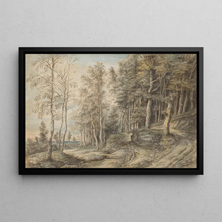 Lucas van Uden - Boslandschap.webp