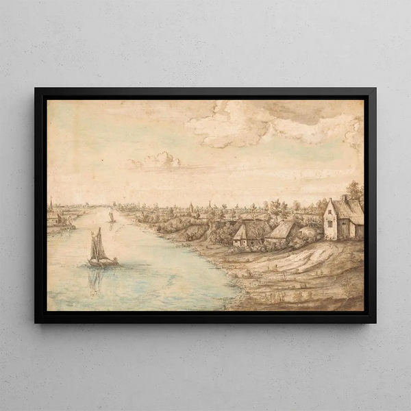 Lucas van Uden - Rivierlandschap.webp