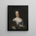 Beata Elisabeth von Königsmarck - Lucas von Breda — inramlat konstverk på väggen