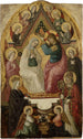 Le Couronnement de la Vierge - Maître Lucquois — vy av konstverket