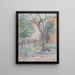 L'arbre à noix - Lucien Pissarro — inramlat konstverk på väggen