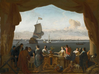 Ludolf Backhuysen - Allegory of the flourishing Amsterdam maritime trade.webp