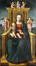 La Vierge et l'Enfant en majesté - Ludovico Brea — vy av konstverket
