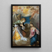 Annunciation - Ludovico Carracci — inramlat konstverk på väggen