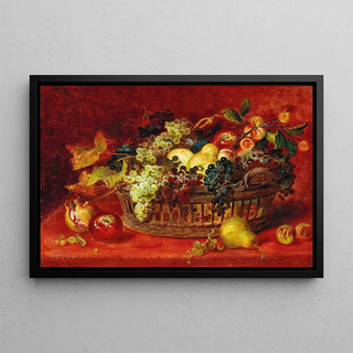 Ludwig Adam Kunz - Still Life with Basket of Fruit.webp