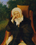 Dame i en fåtölj - Ludwig Ferdinand Schnorr von Carolsfeld — vy av konstverket