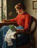 La lettre - Ludwig Gloss — vy av konstverket