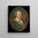 Johan Tobias Sergel 1740–1814 konstskulptör - Ludwig Guttenbrunn — inramlat konstverk på väggen