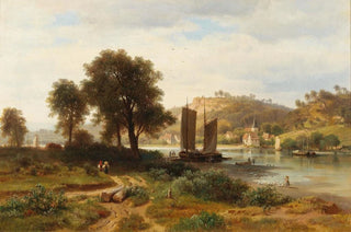Ludwig Halauska - Dorf am Main bei Wrzburg.webp