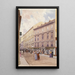 Le marché paysan à Vienne - Ludwig Hans Fischer — inramlat konstverk på väggen