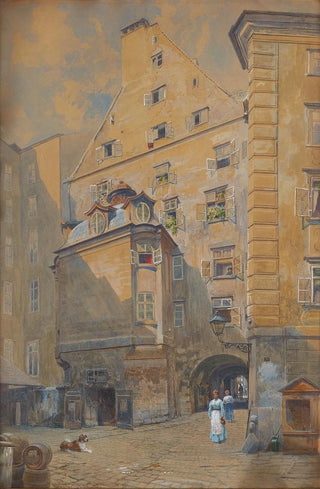 Ludwig Hans Fischer - Der Dreifaltigkeitshof in Wien.webp
