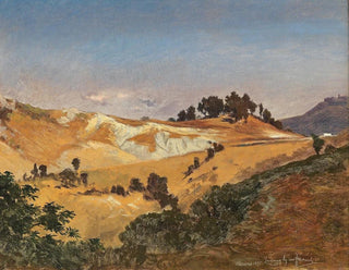 Partie à Olevano - Ludwig Hans Fischer — vy av konstverket