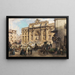 La Fontaine de Trevi i Rom - Ludwig Johann Passini — inramlat konstverk på väggen