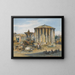 Le temple de Vesta à Rome - Ludwig Johann Passini — inramlat konstverk på väggen