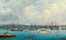 den engelska eskadern i Trieste 1881 - Ludwig Rubelli von Sturmfest — vy av konstverket
