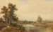 liten flodscen - Ludwig Sckell — vy av konstverket