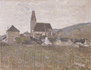 Weissenkirchen - Ludwig Sigmundt — vy av konstverket