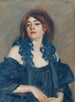 Portrait d'une dame - Ludwig Wieden — vy av konstverket